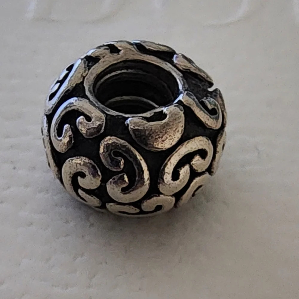 AUTHENTIC PANDORA STERLING FEELING GROOVY - Picture 3 of 6